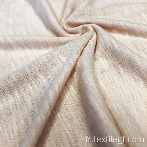 Tissu à tricoter en jersey de viscose flammé